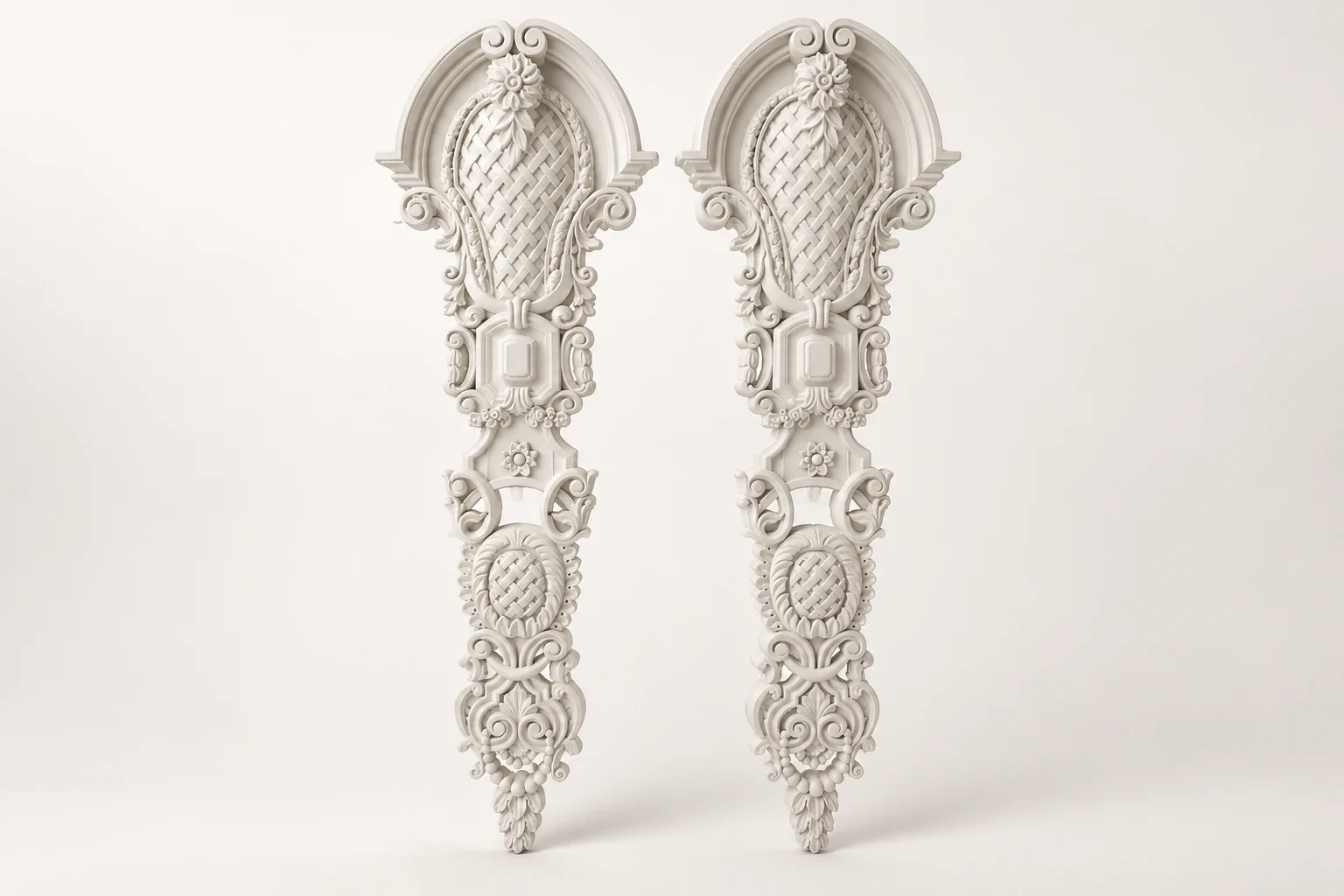Lattice Scroll Corbel Bracket