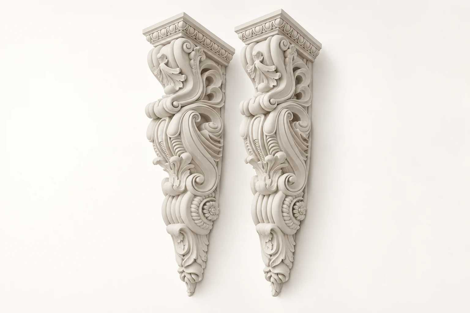 Baroque Acanthus Scroll Corbel