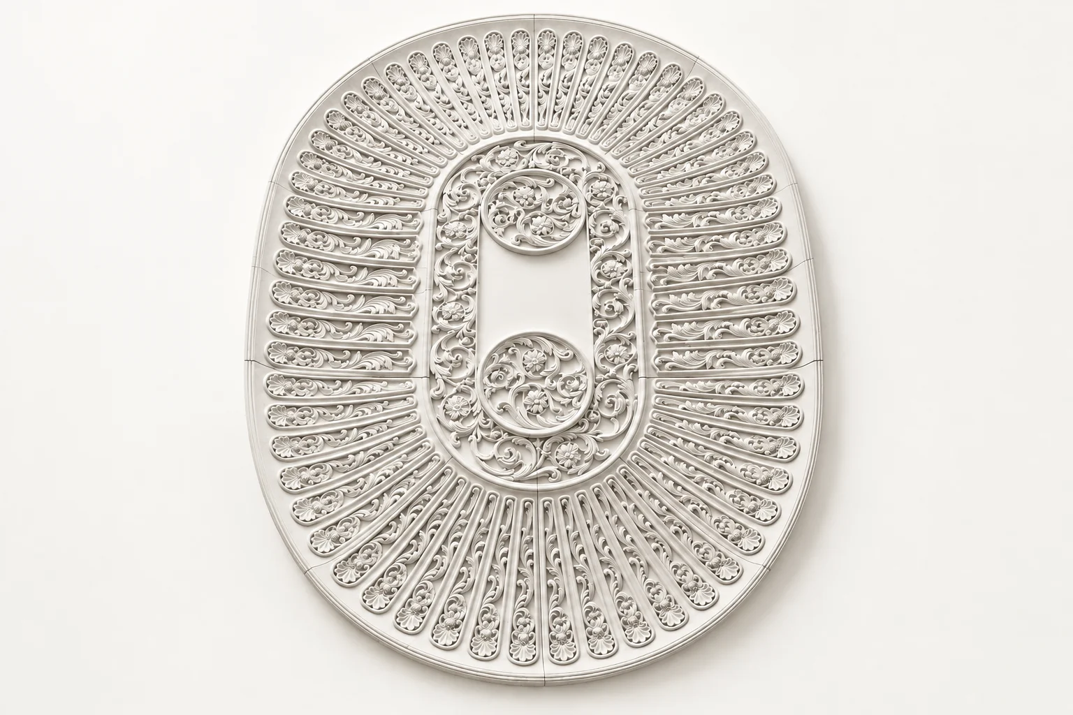 Radiating Acanthus Ceiling Design