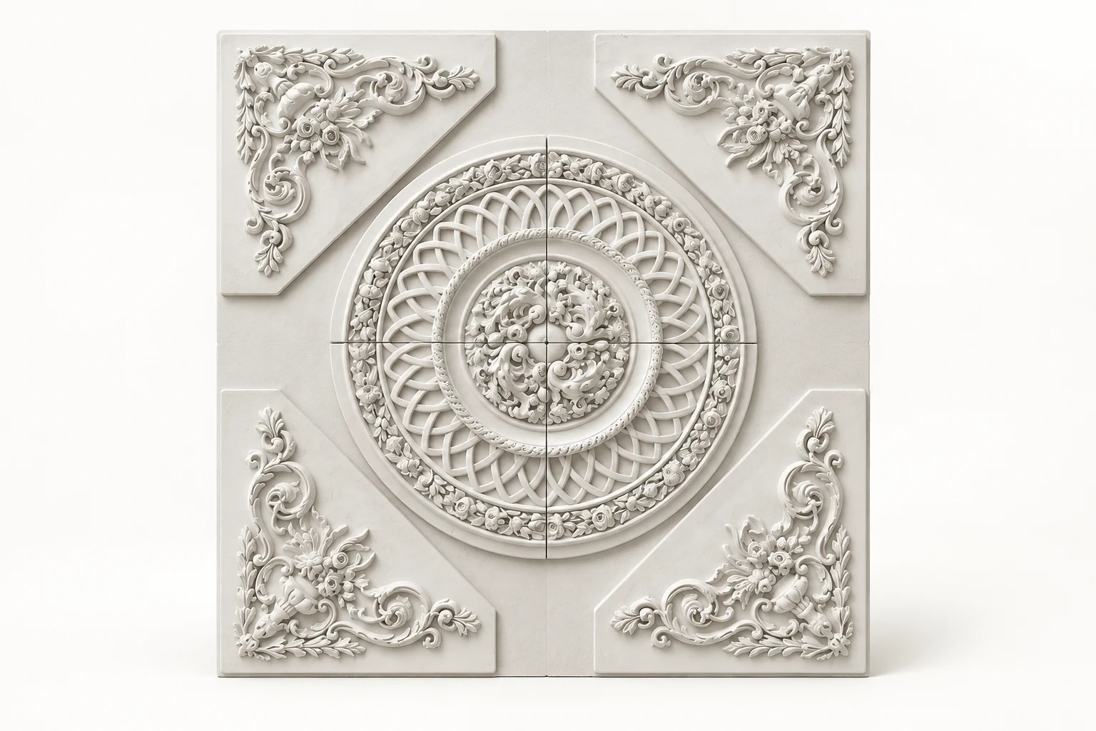 Rococo Floral Ceiling Design