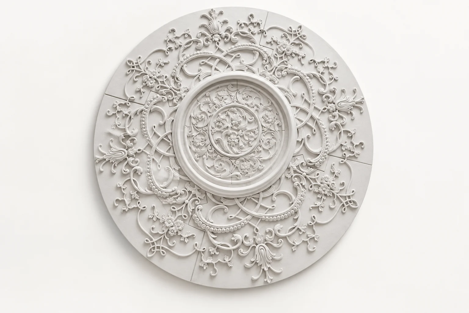 Floral Arabesque Ceiling Design