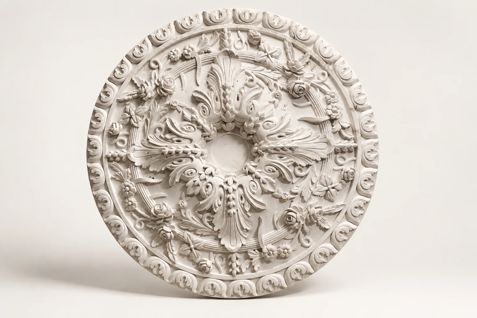 Floral Scroll Ceiling Medallion