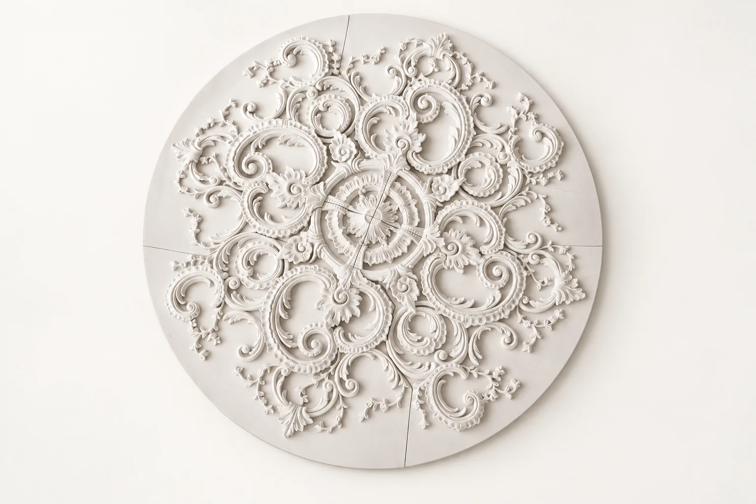 Rococo Acanthus Scroll Medallion