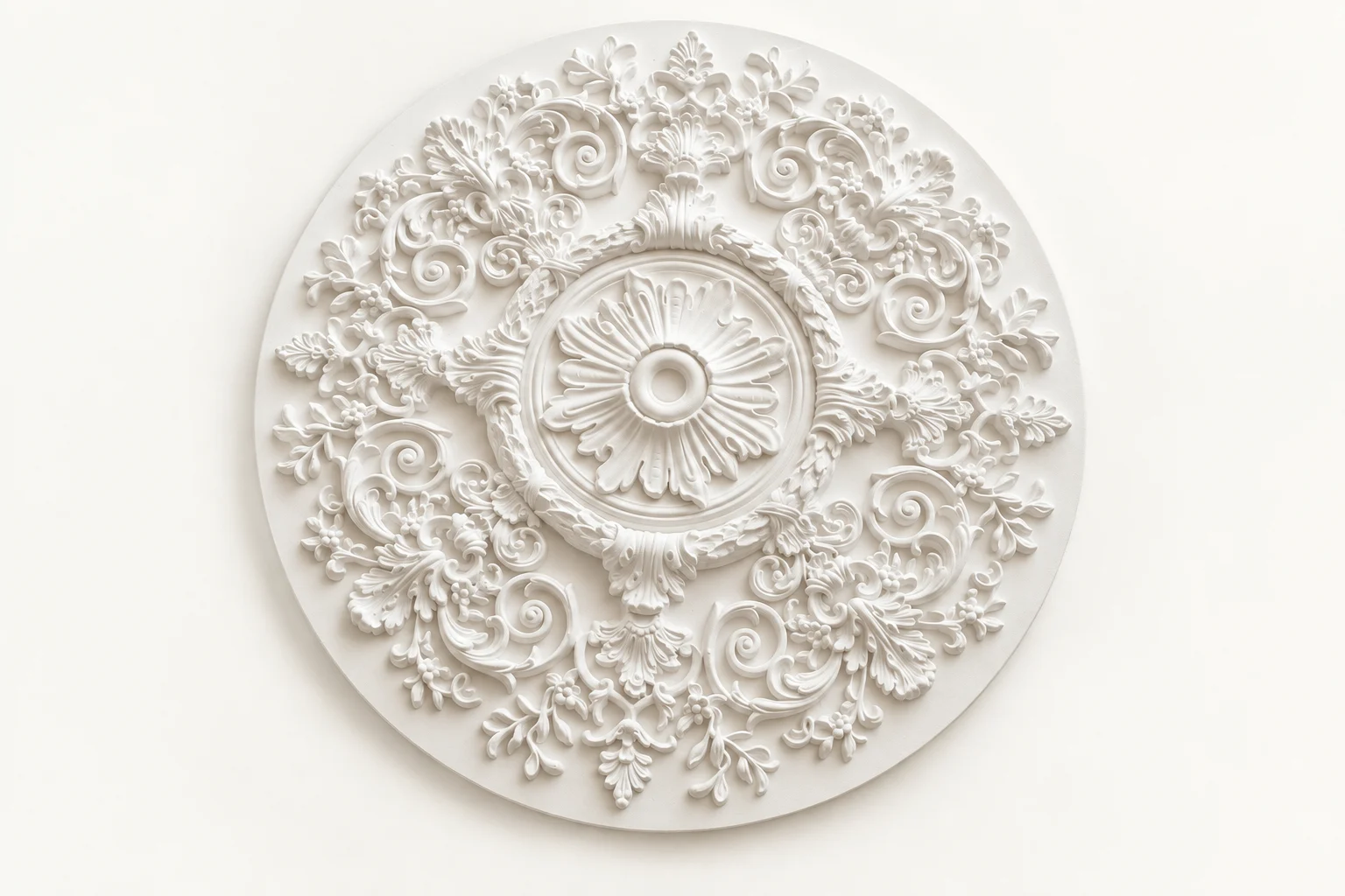 Baroque Acanthus Ceiling Medallion