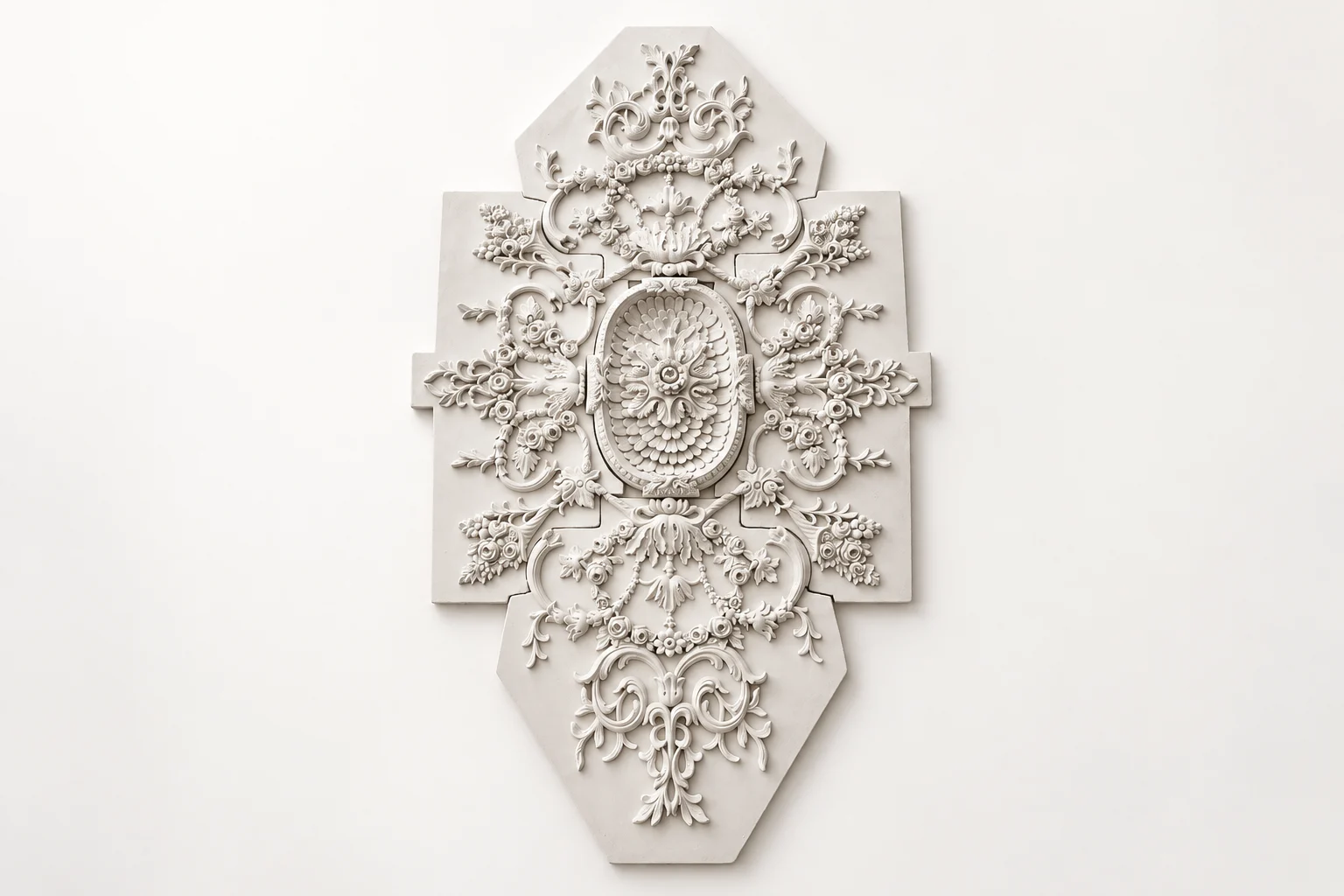 Floral Arabesque Ceiling Medallion