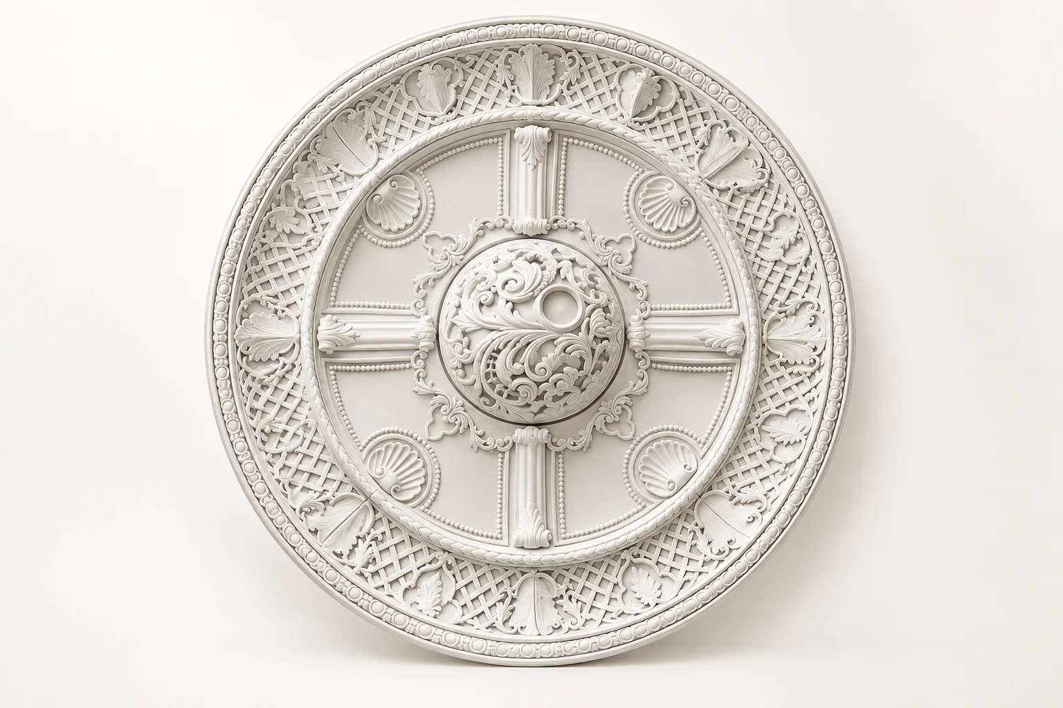 Acanthus Trellis Ceiling Medallion