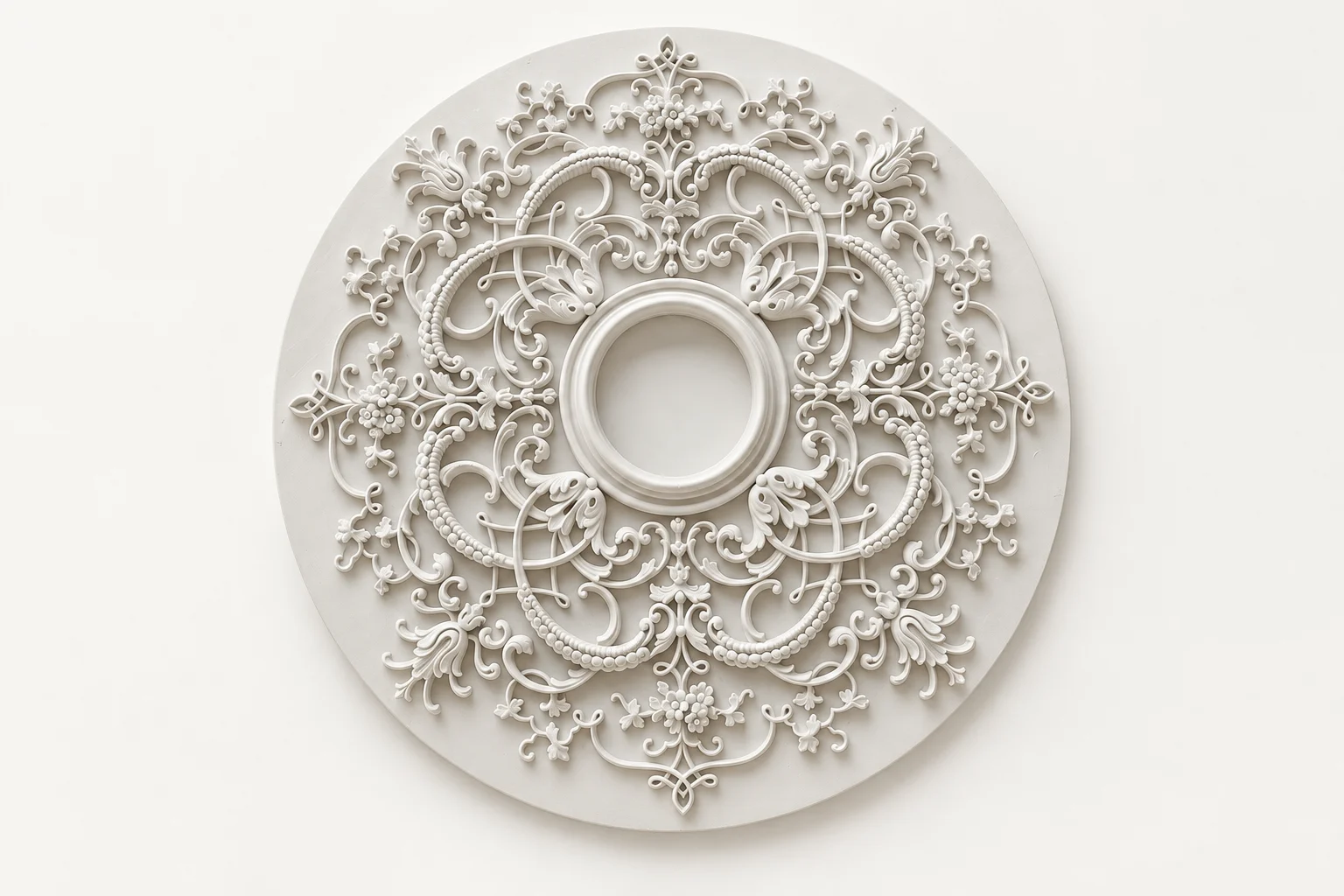 Beaded Arc Ceiling Medallion