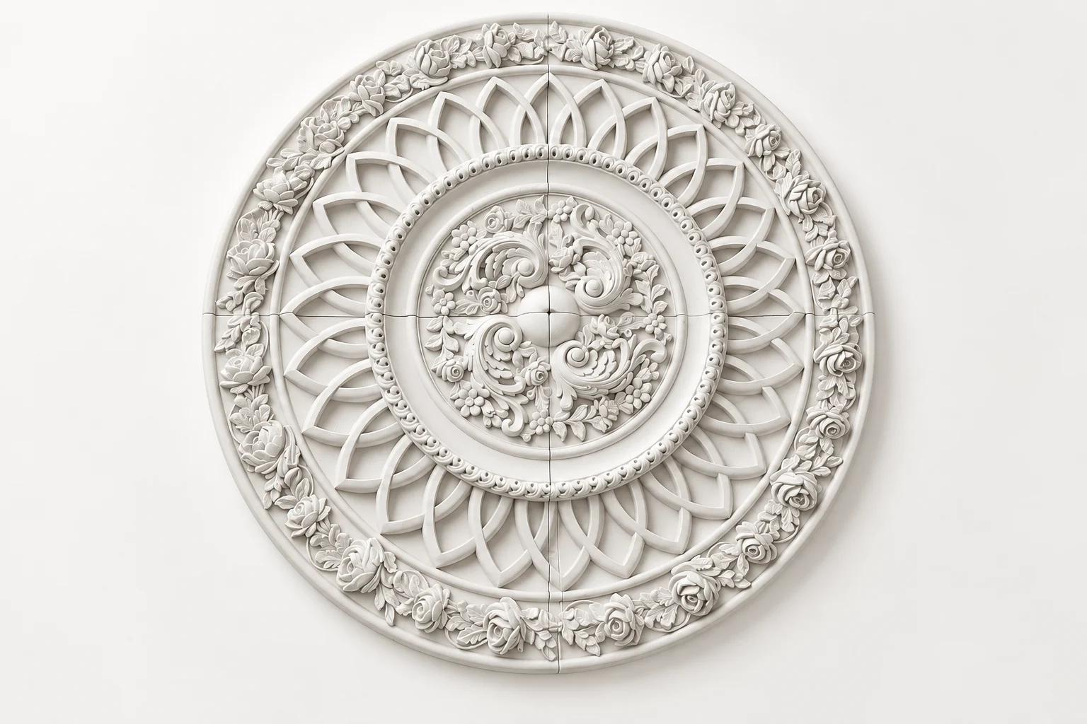 Rose Lattice Ceiling Medallion