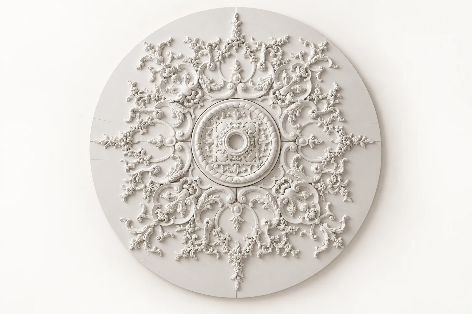 Rococo Acanthus Ceiling Medallion