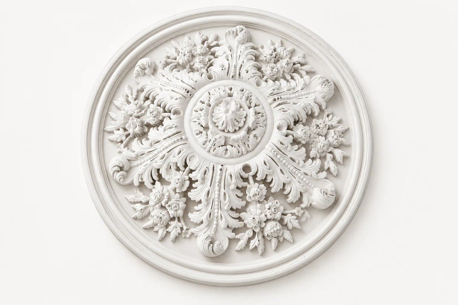 Clustered Flower Ceiling Medallion