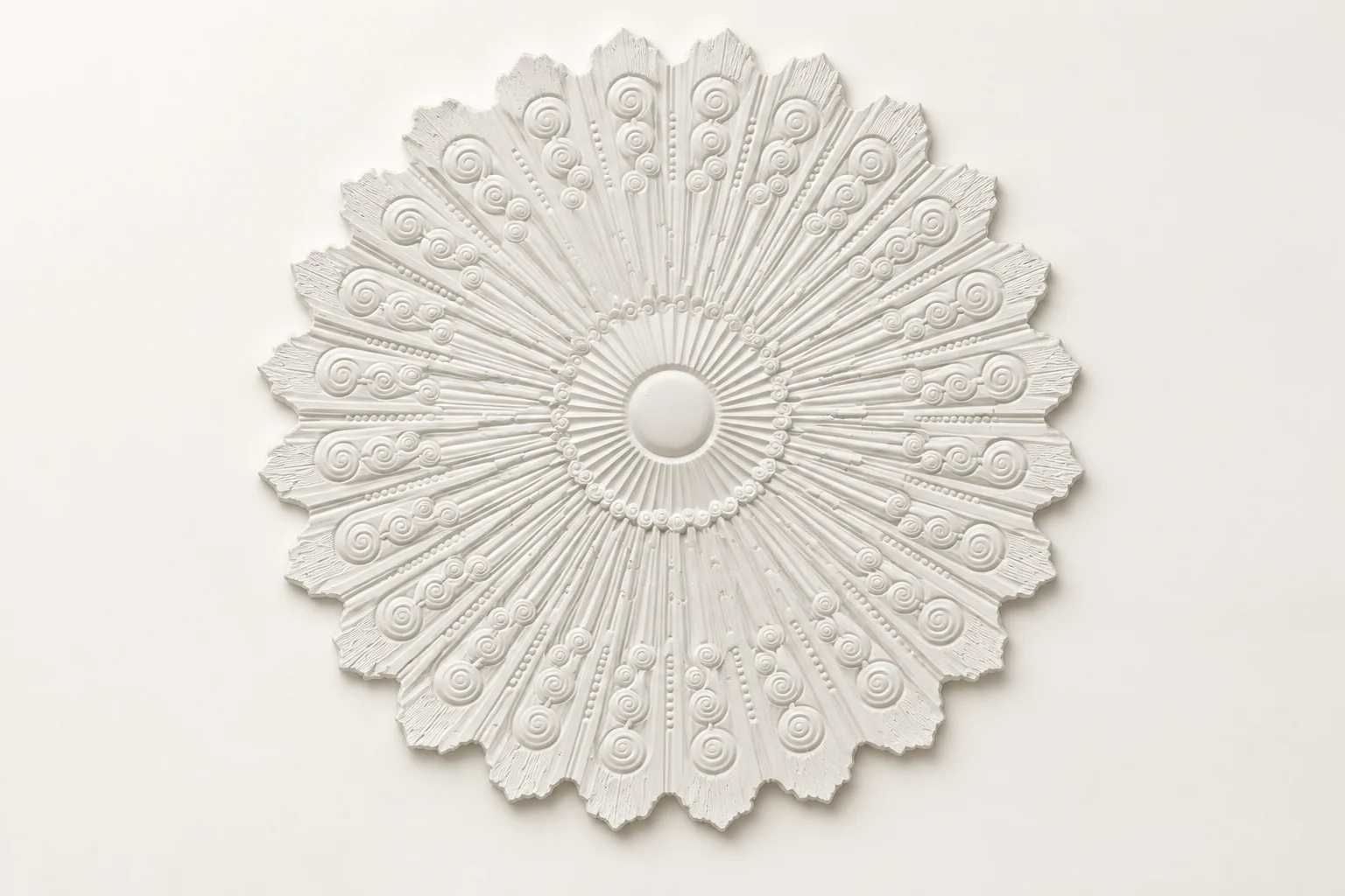 Radial Scroll Ceiling Medallion