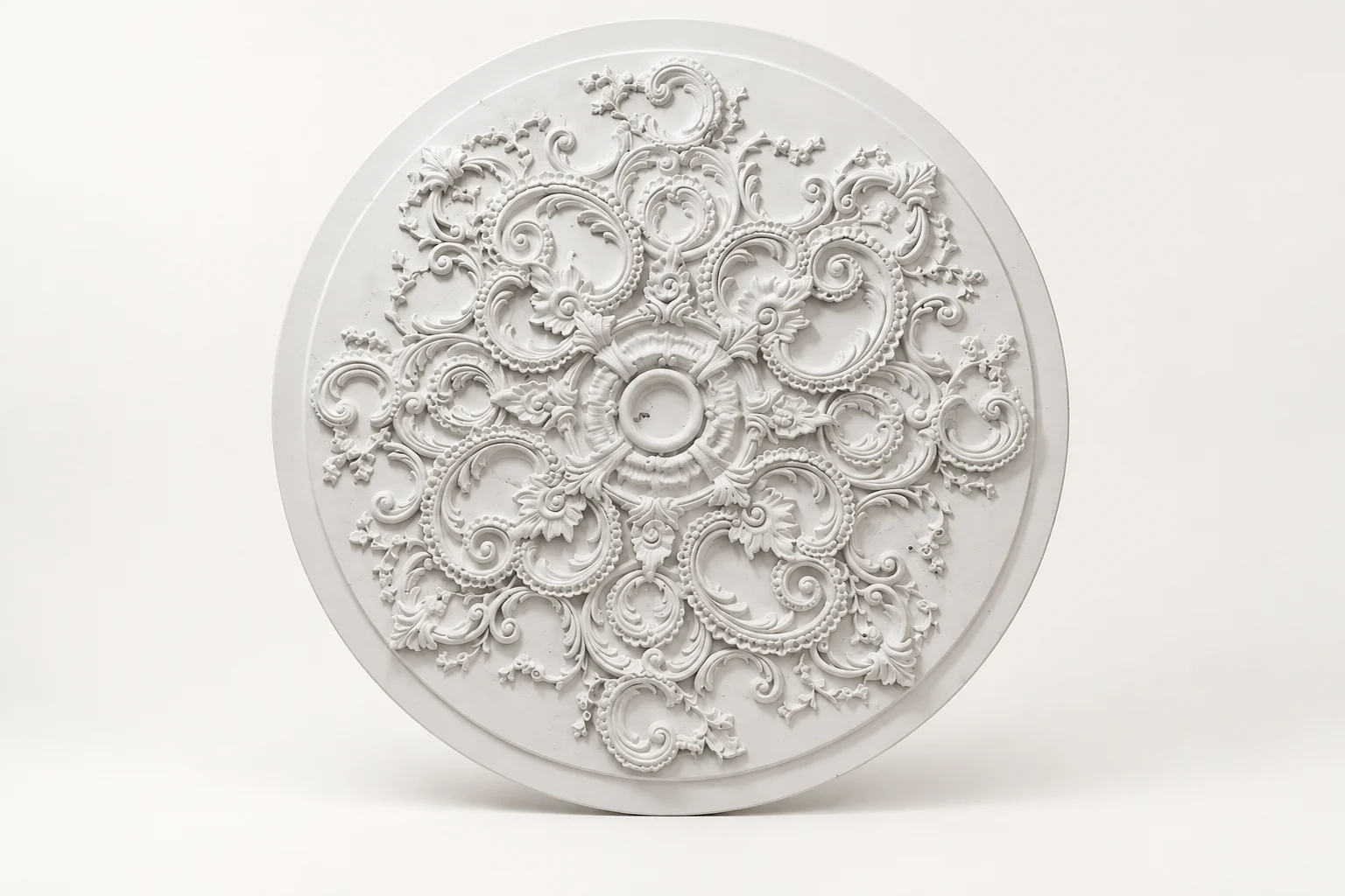 Baroque Scroll Ceiling Medallion