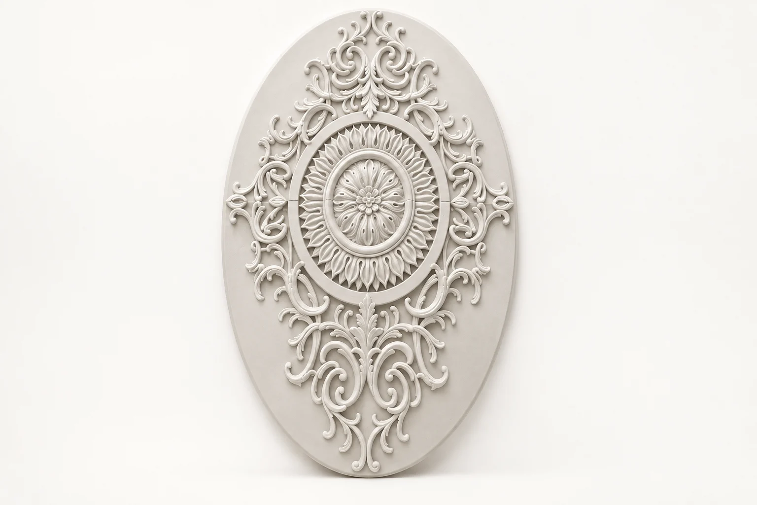Oval Baroque Ceiling Medallion