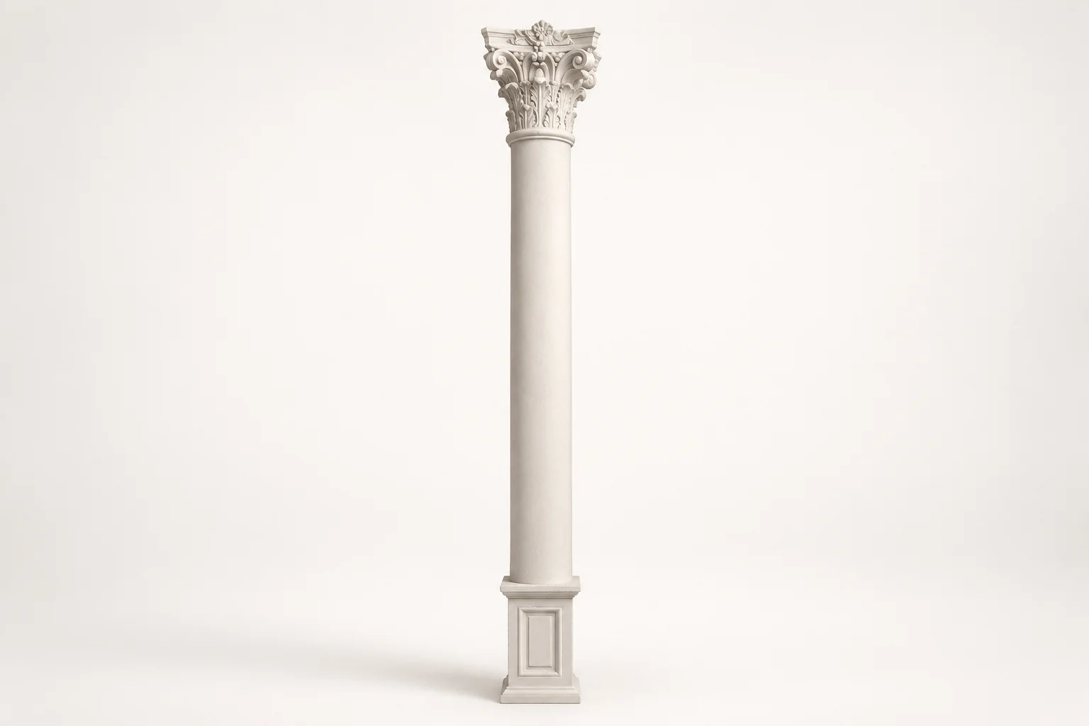 Plain-Shaft Corinthian Column