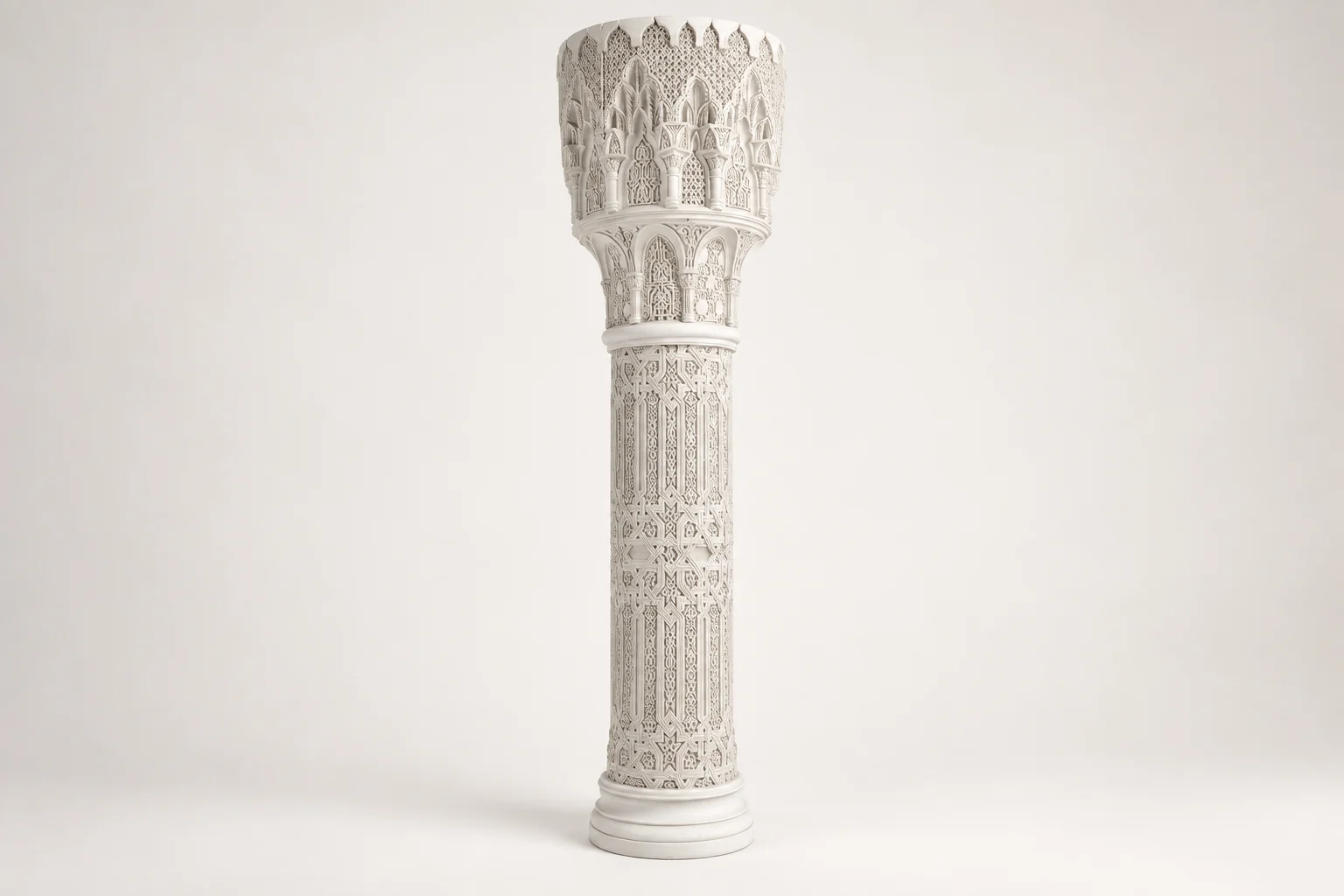 Moorish Geometric Column