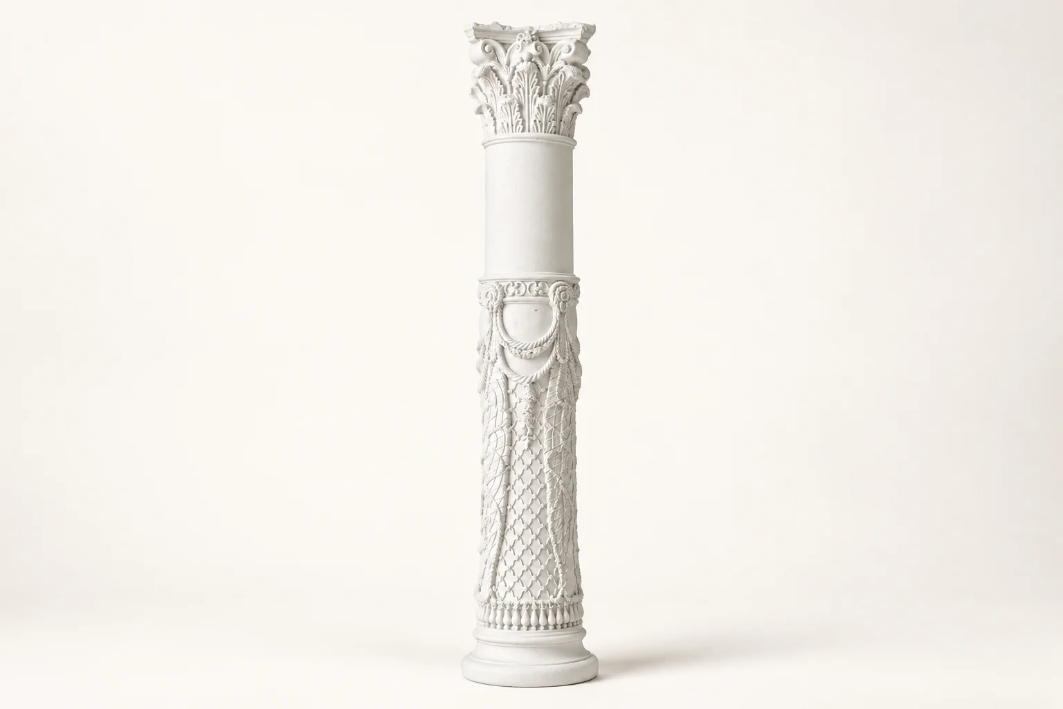 Draped Corinthian Column