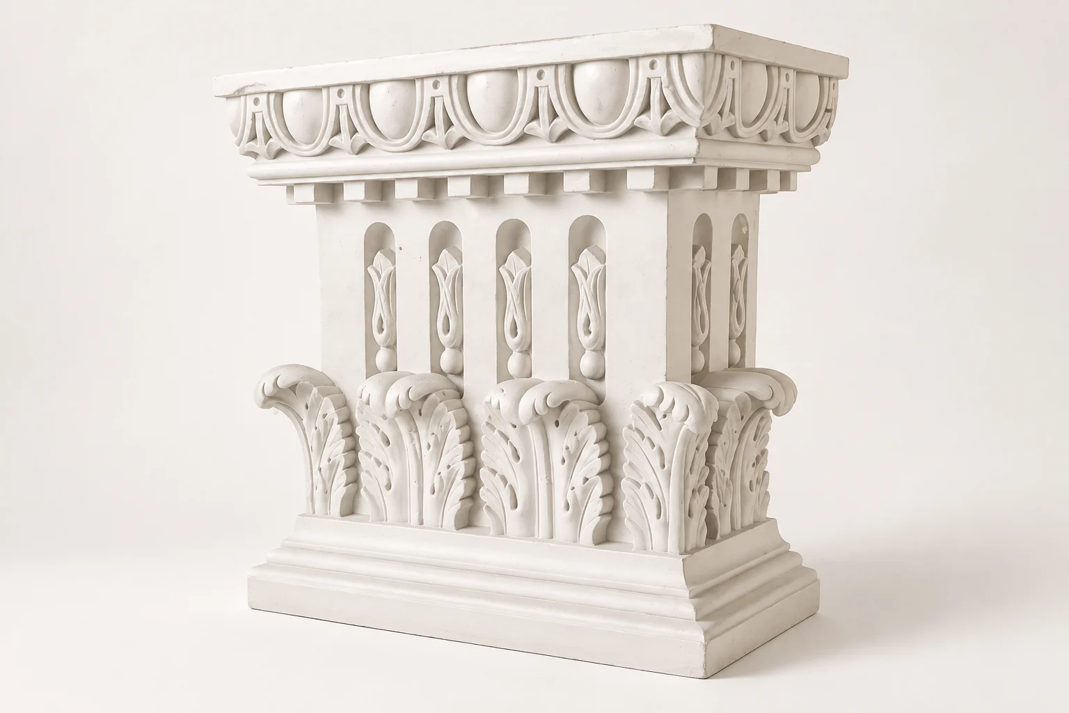 Festoon Dentil Capitals & Bases