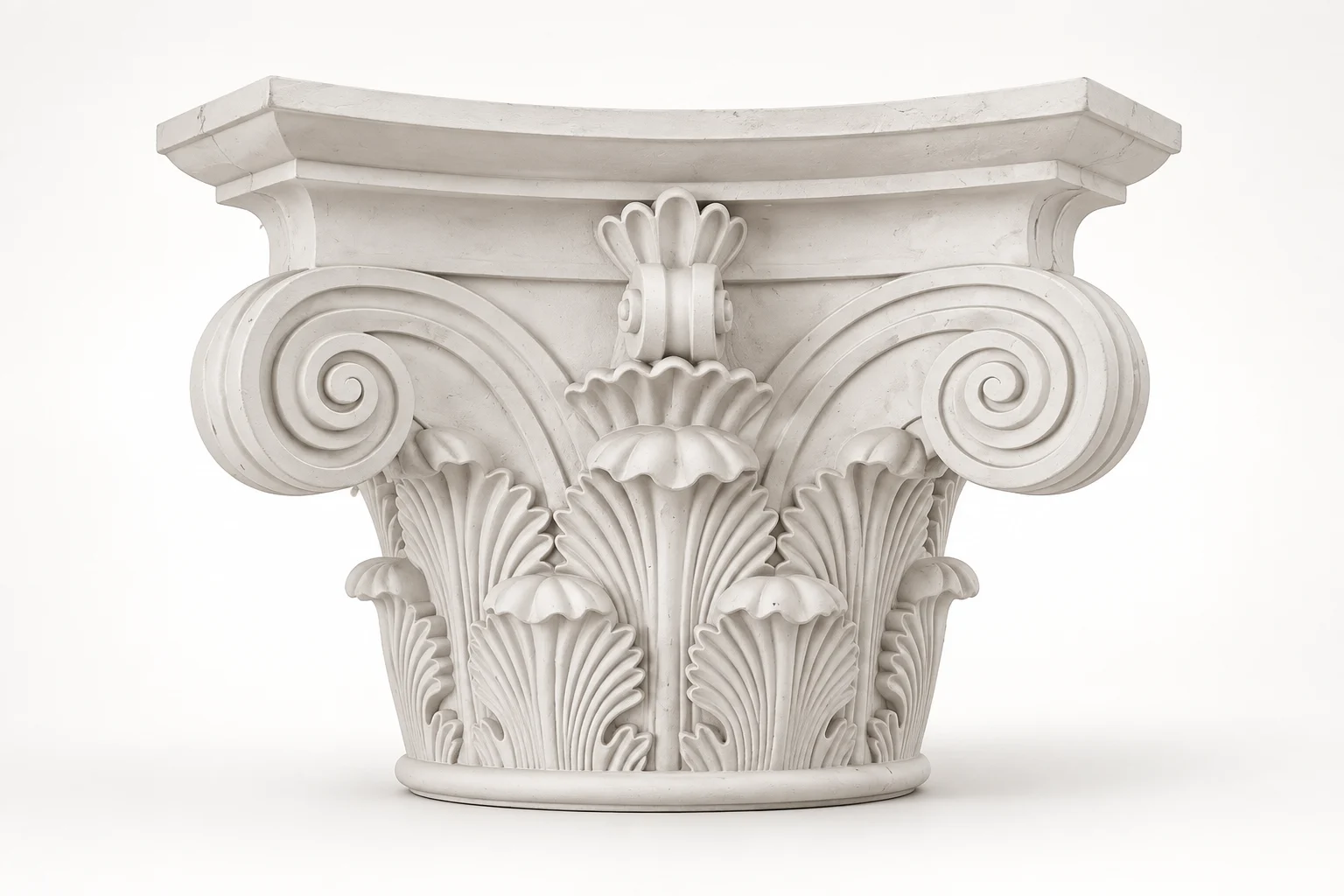 Fluted Foliage Volute Capitals & Bases