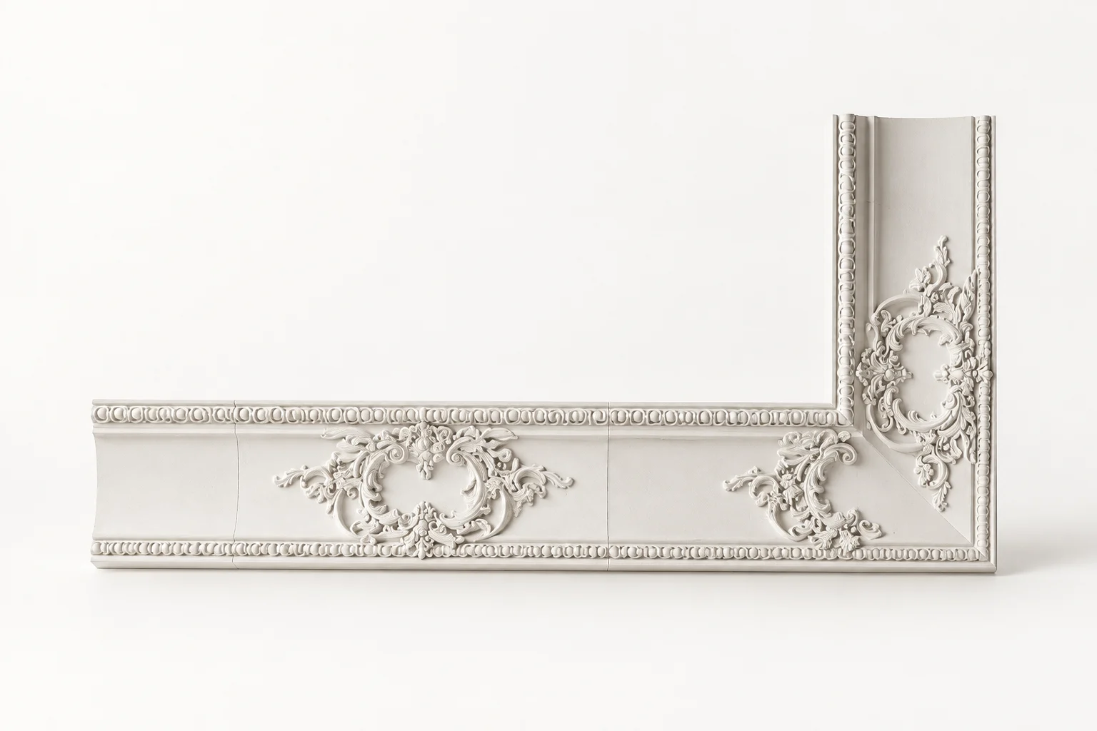 Rococo Cartouche Crown Cornice