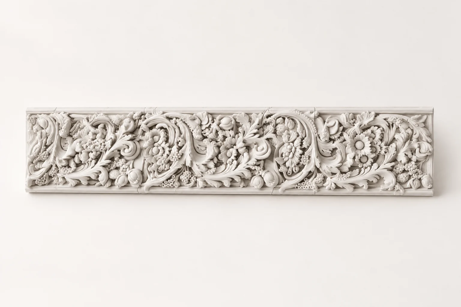 Baroque Floral Crown Moulding
