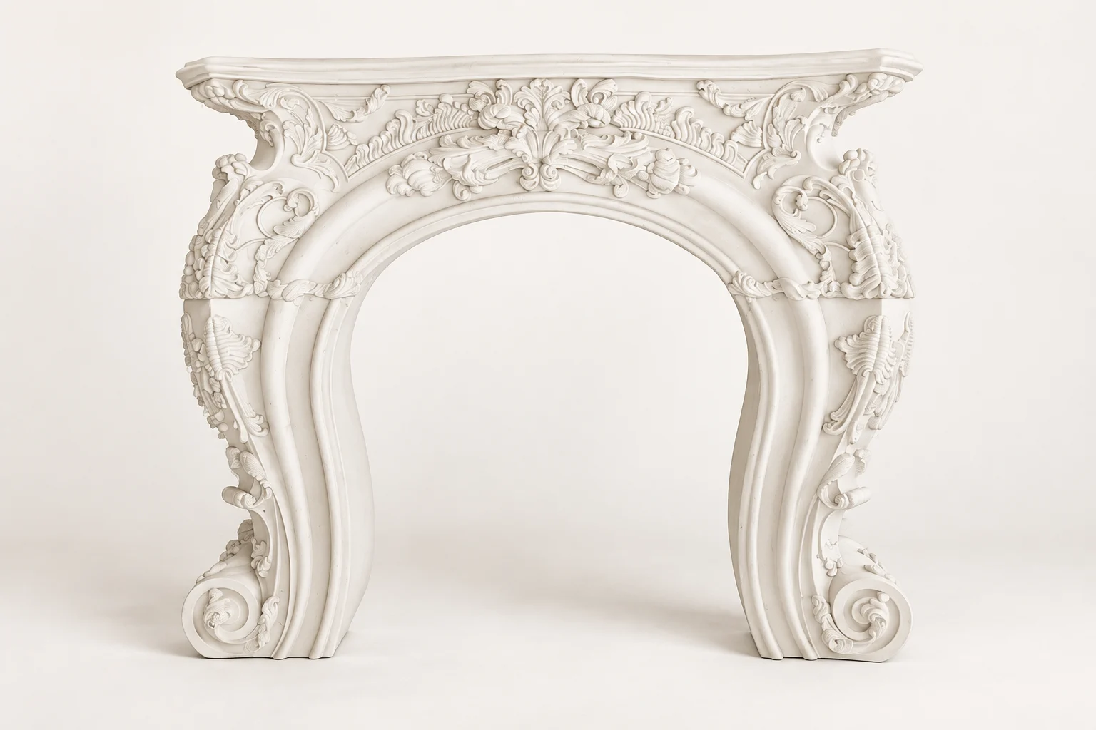 Rococo Acanthus Fireplace Surround
