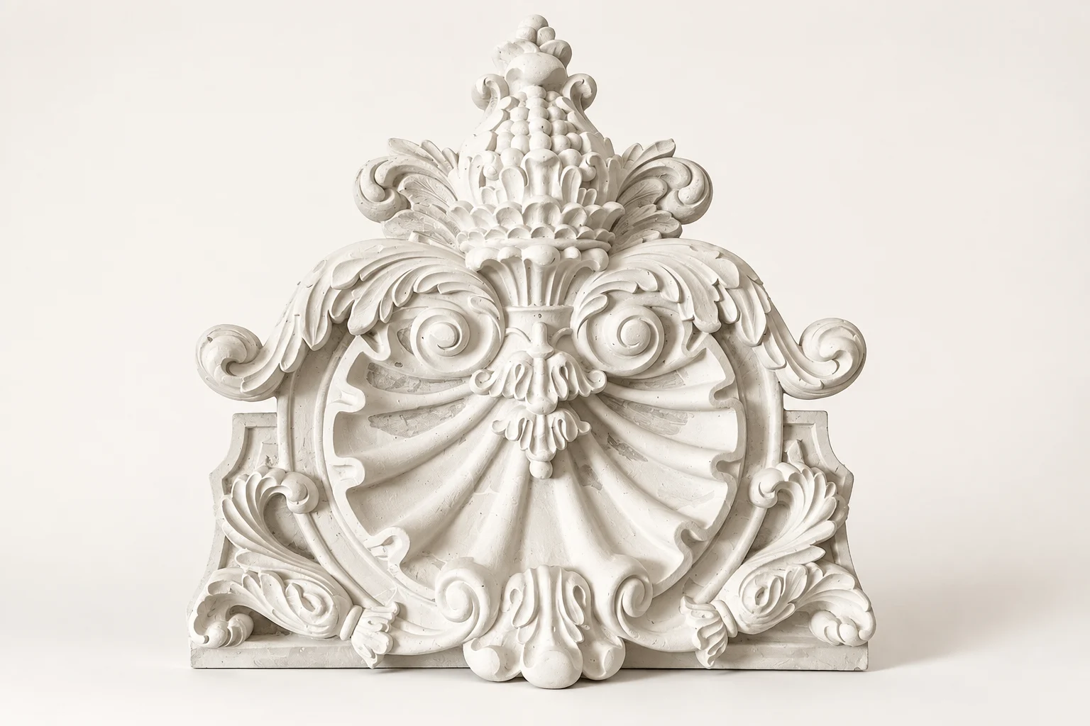 Baroque Shell Scroll Appliqué