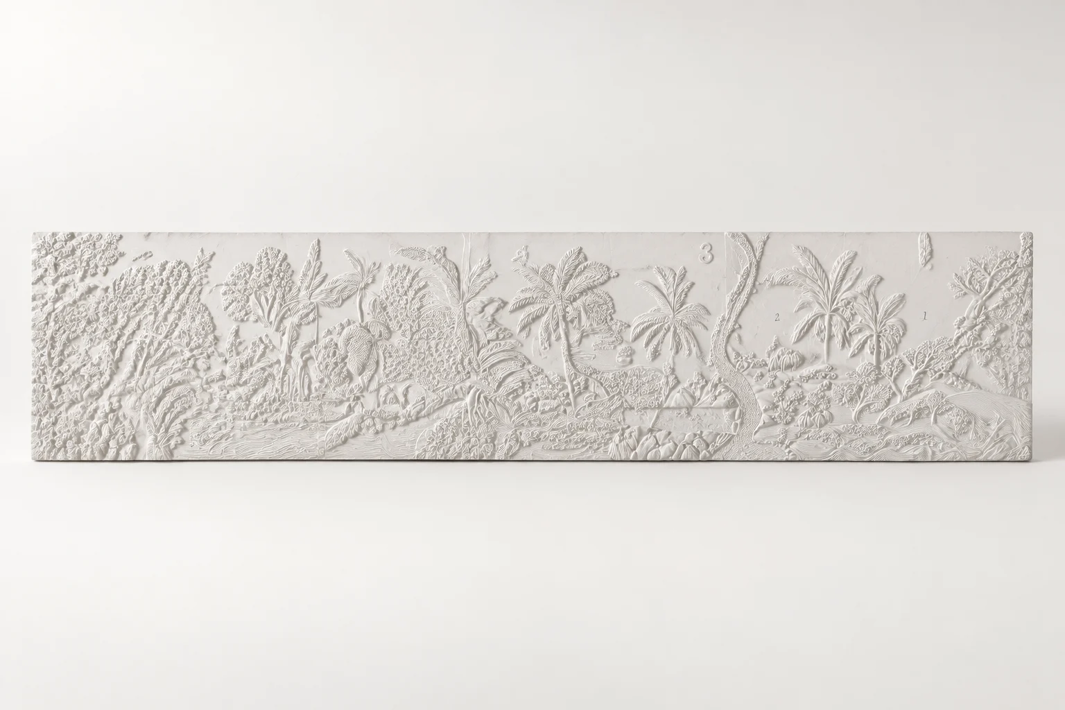 Tropical Landscape Relief Panel
