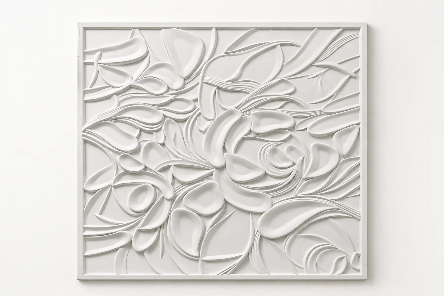 Abstract Botanical Wall Relief
