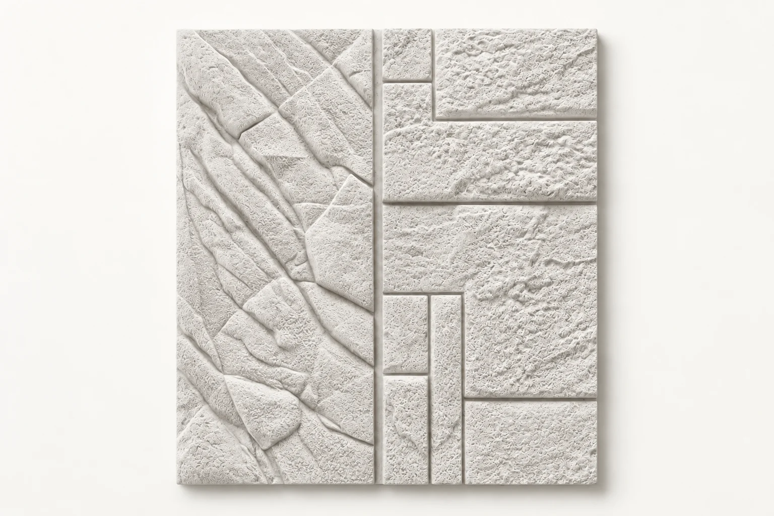 Fractured Geometry Wall Relief Panel