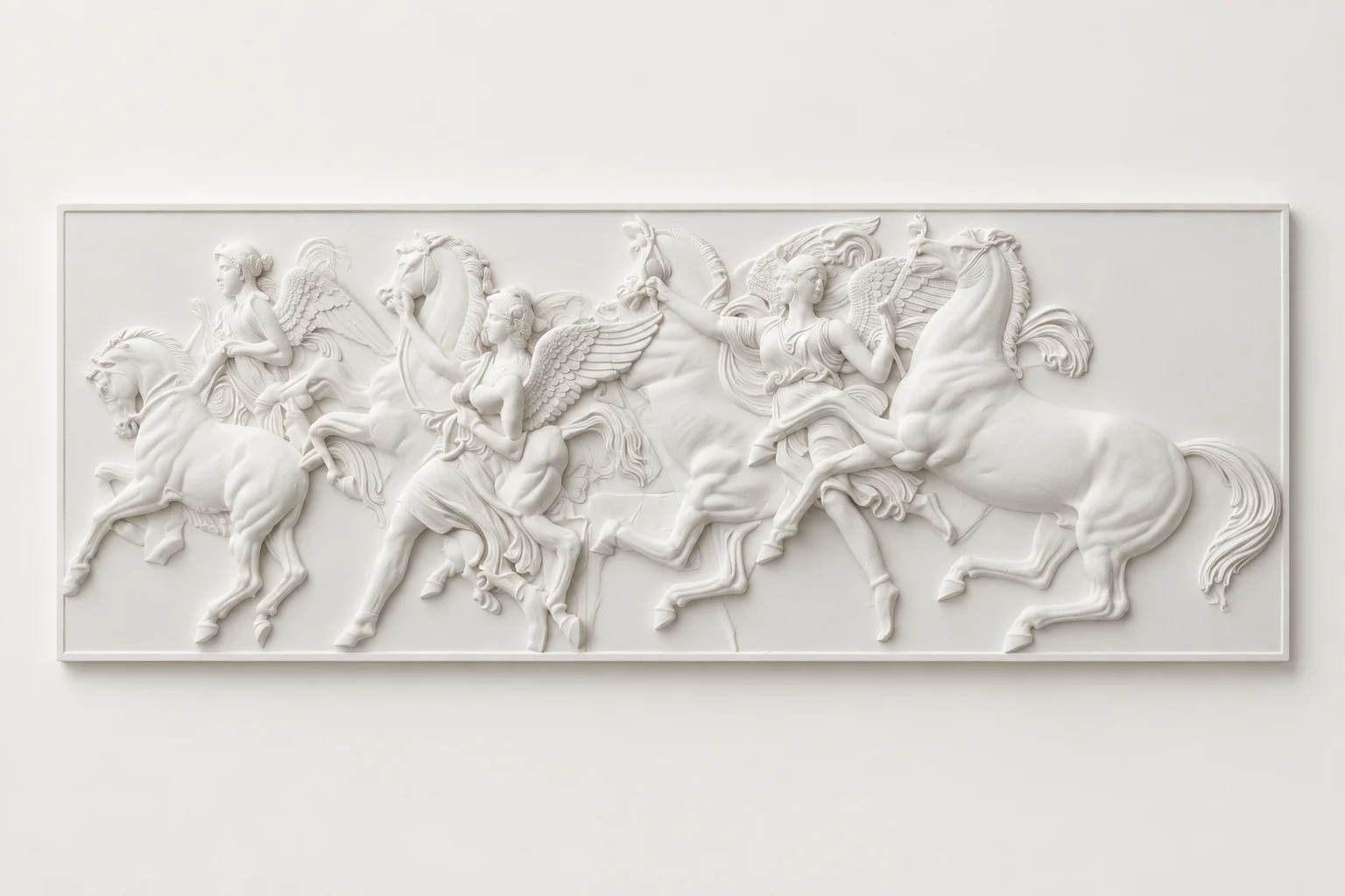 Winged Riders Relief Panel