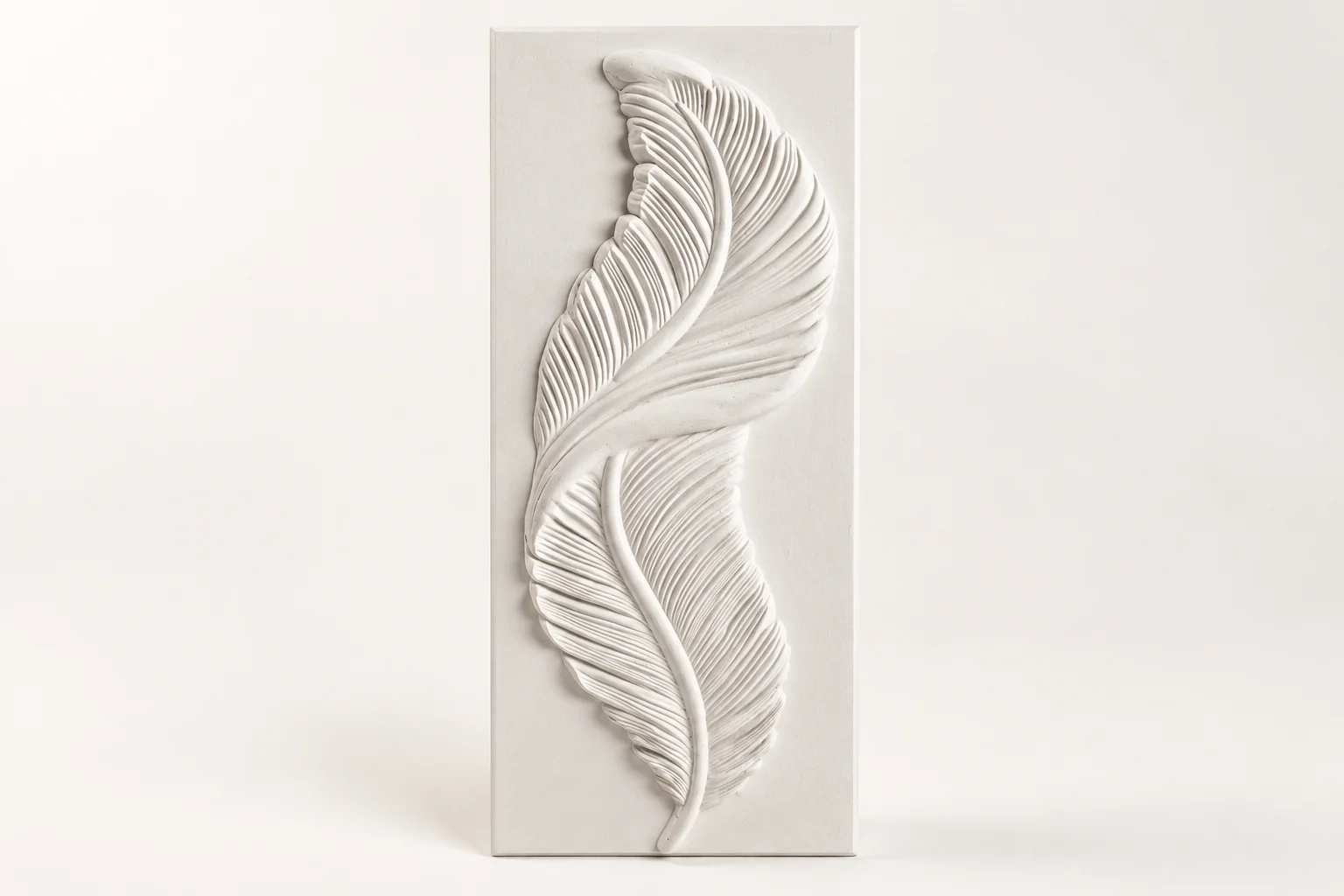 Twin Feather Wall Relief