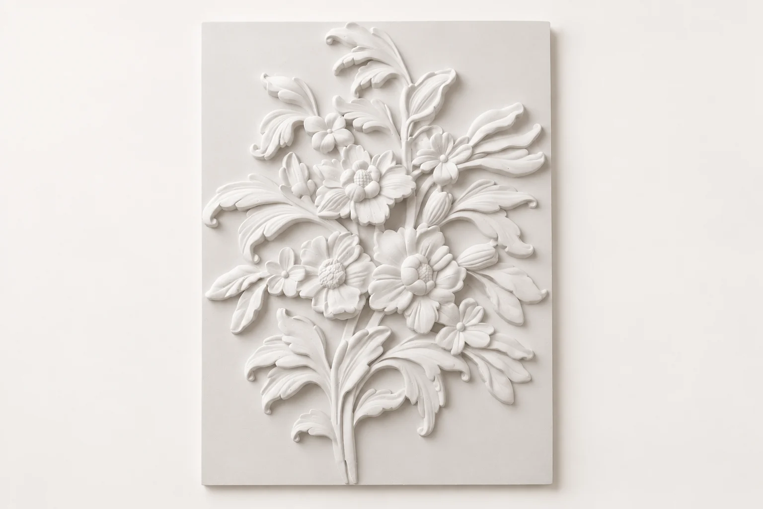 Rococo Floral Wall Panel