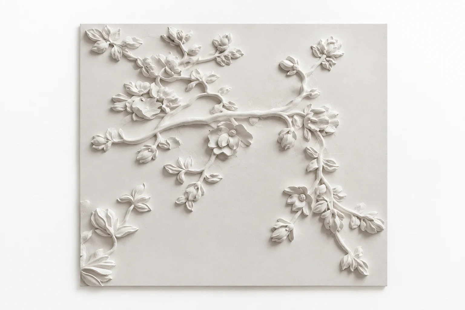 Bird And Blossom Wall Relief