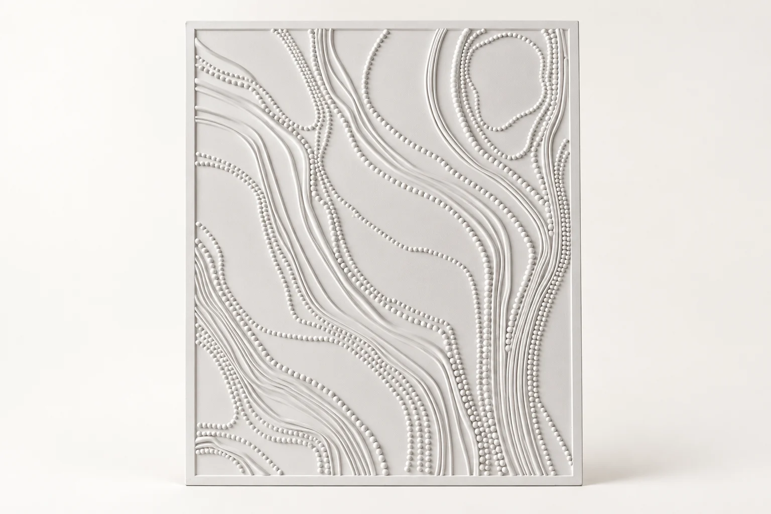 Flowing Beaded Relief Wall Panel